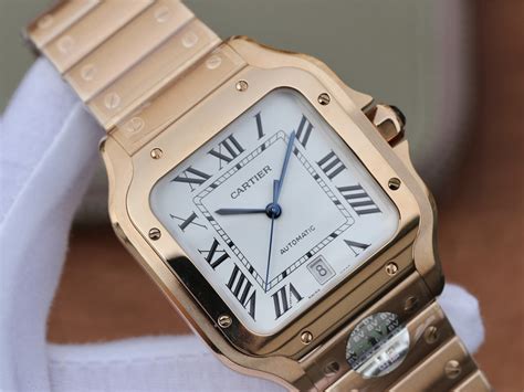 cartier santos 100 replica parts|pre owned cartier santos 100.